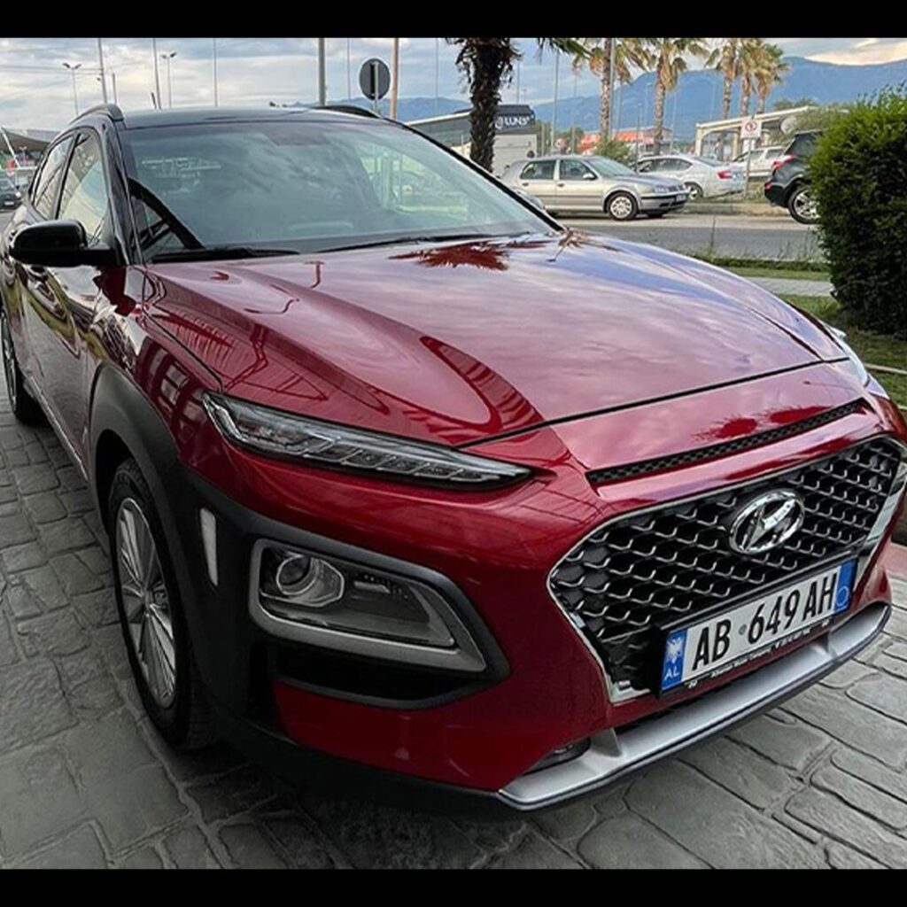 Hyundai Kona 2021 for rent at Tirana Airport