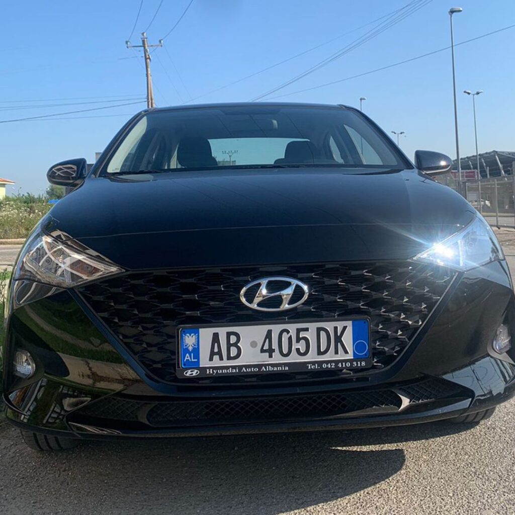 Hyundai Accent 2021 for rent at Tirana Airport