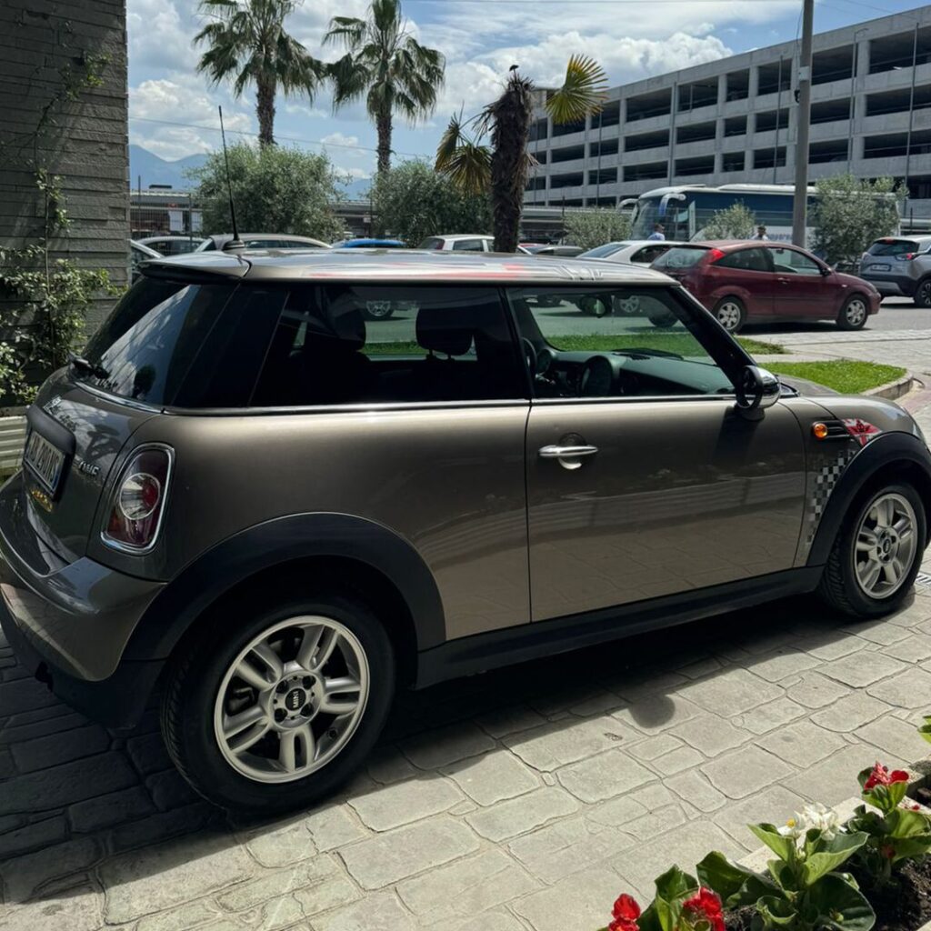 Mini Cooper for rent at Tirana Airport
