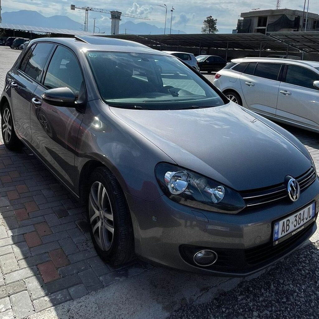 Volkswagen Golf 6 2012 for rent at Tirana Airport